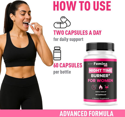 FeminaPro Nighttime Advanced Formula - 60 Capsules