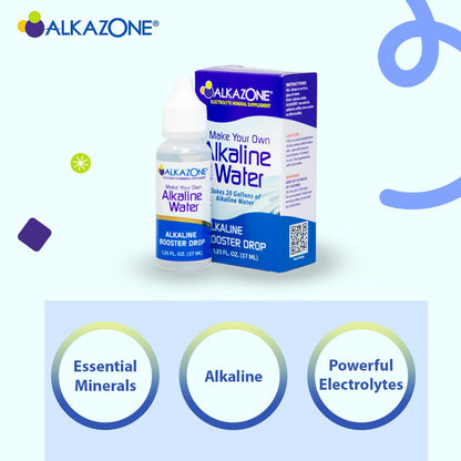 ALKAZONE Alkaline Booster Drops (2-Pack) - Create Your Own Alkaline Water