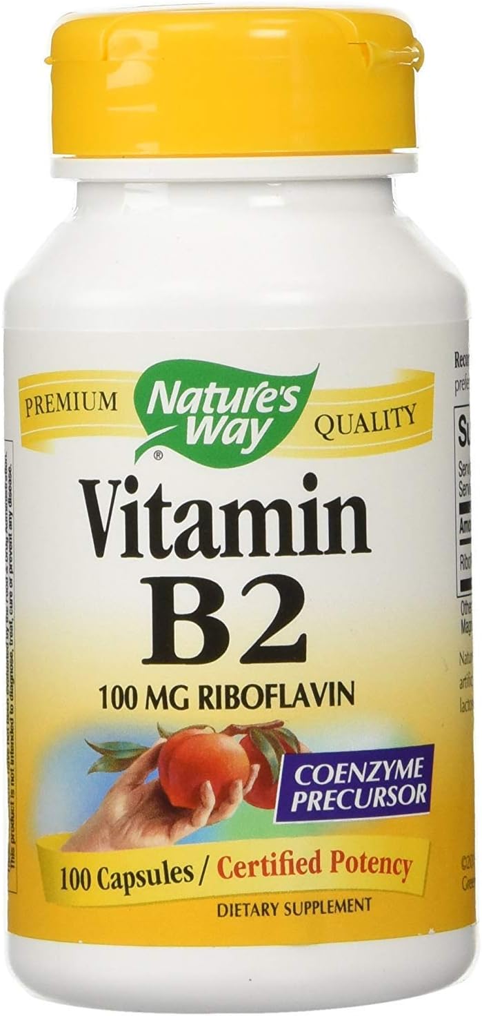Nature's Way B-2 100 mg, 100 Capsules - görsel 1