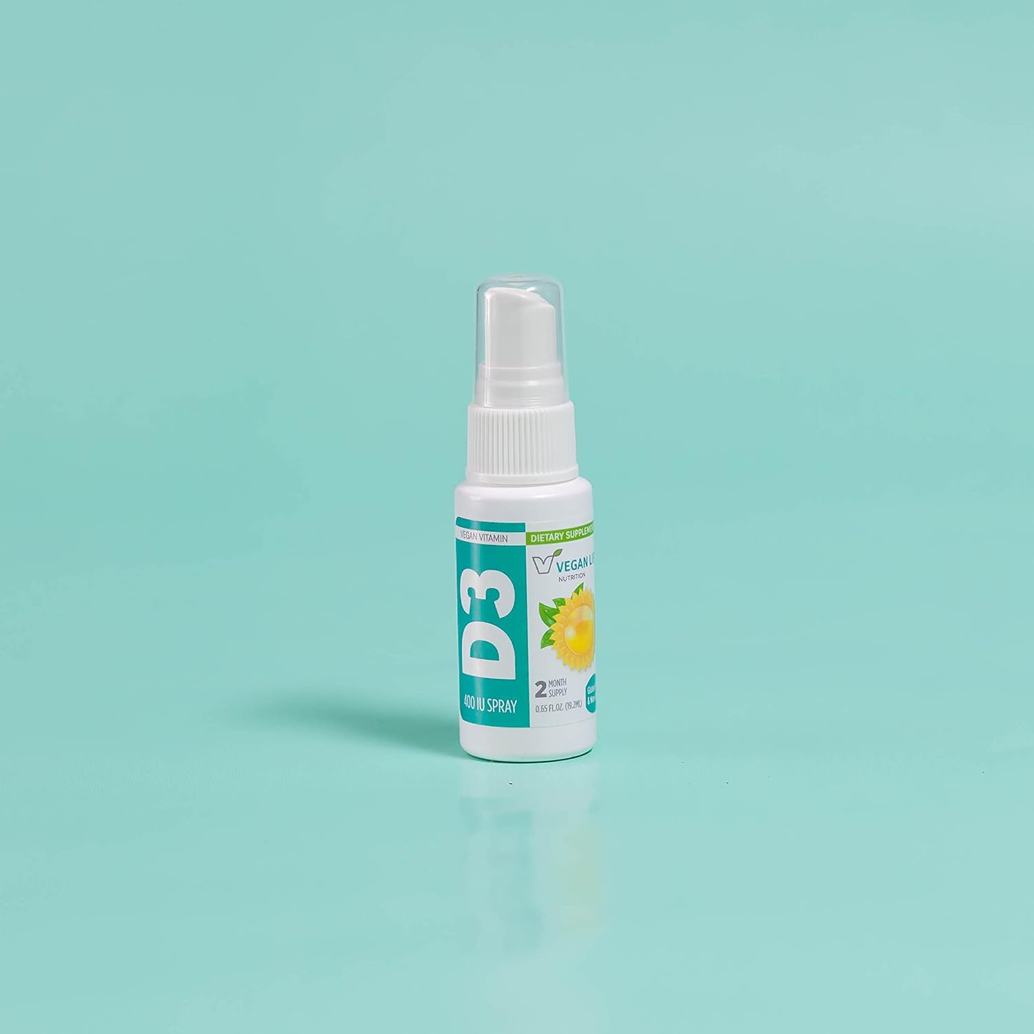 Vitamin D3 Spray for Adults (400 IU) - Orange-Flavoured, Vegan, Non-GMO, Gluten-Free - 19 ml - görsel 1