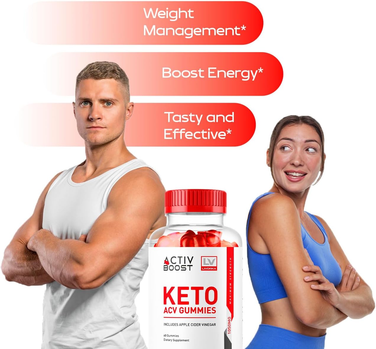 ActivBoost Keto Gummies Advanced Formula with ACV (2 Pack, 120 Gummies) - görsel 2