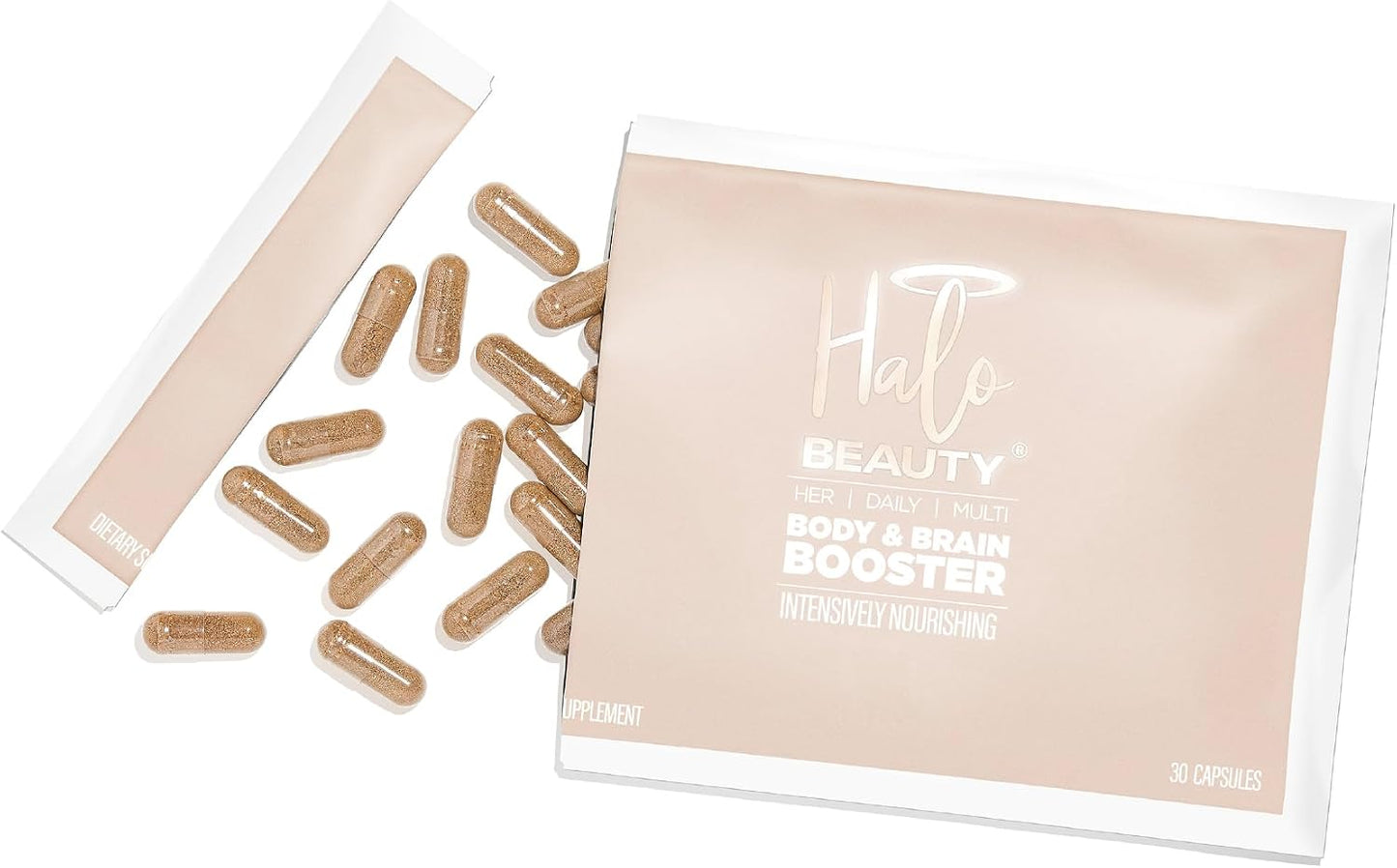 Halo Beauty Her Daily Multi | Women's Multivitamin Supplement with B6, D3 and Zinc | Vegan Daily Capsules | 1-Month Supply - görsel 8