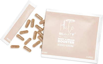 Halo Beauty Her Daily Multi | Women's Multivitamin Supplement with B6, D3 and Zinc | Vegan Daily Capsules | 1-Month Supply