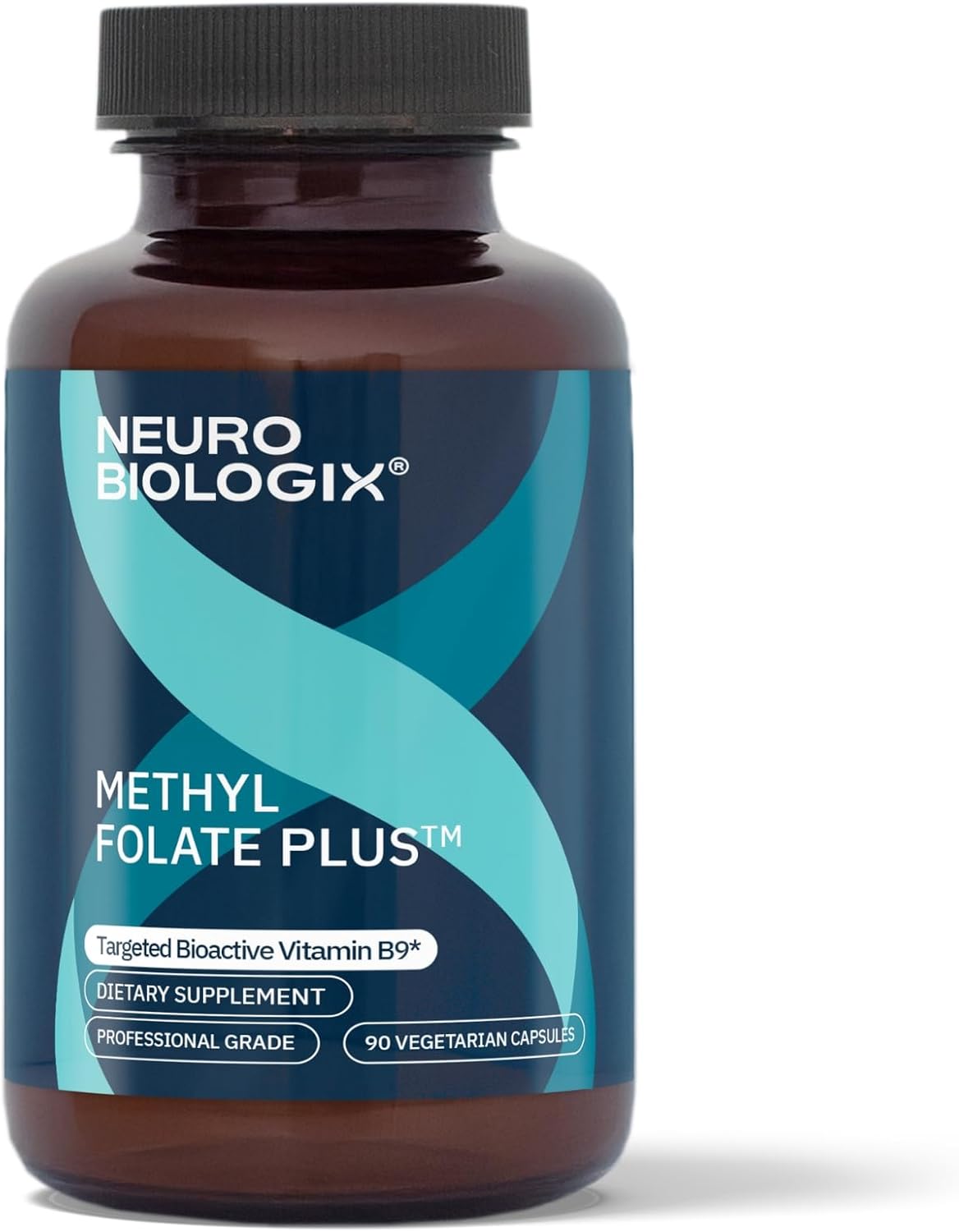 Neurobiologix Methyl Folate Plus, Advanced Blend of L-5 Methylfolate, Folinic Acid & B Vitamins, 90 Capsules - görsel 1