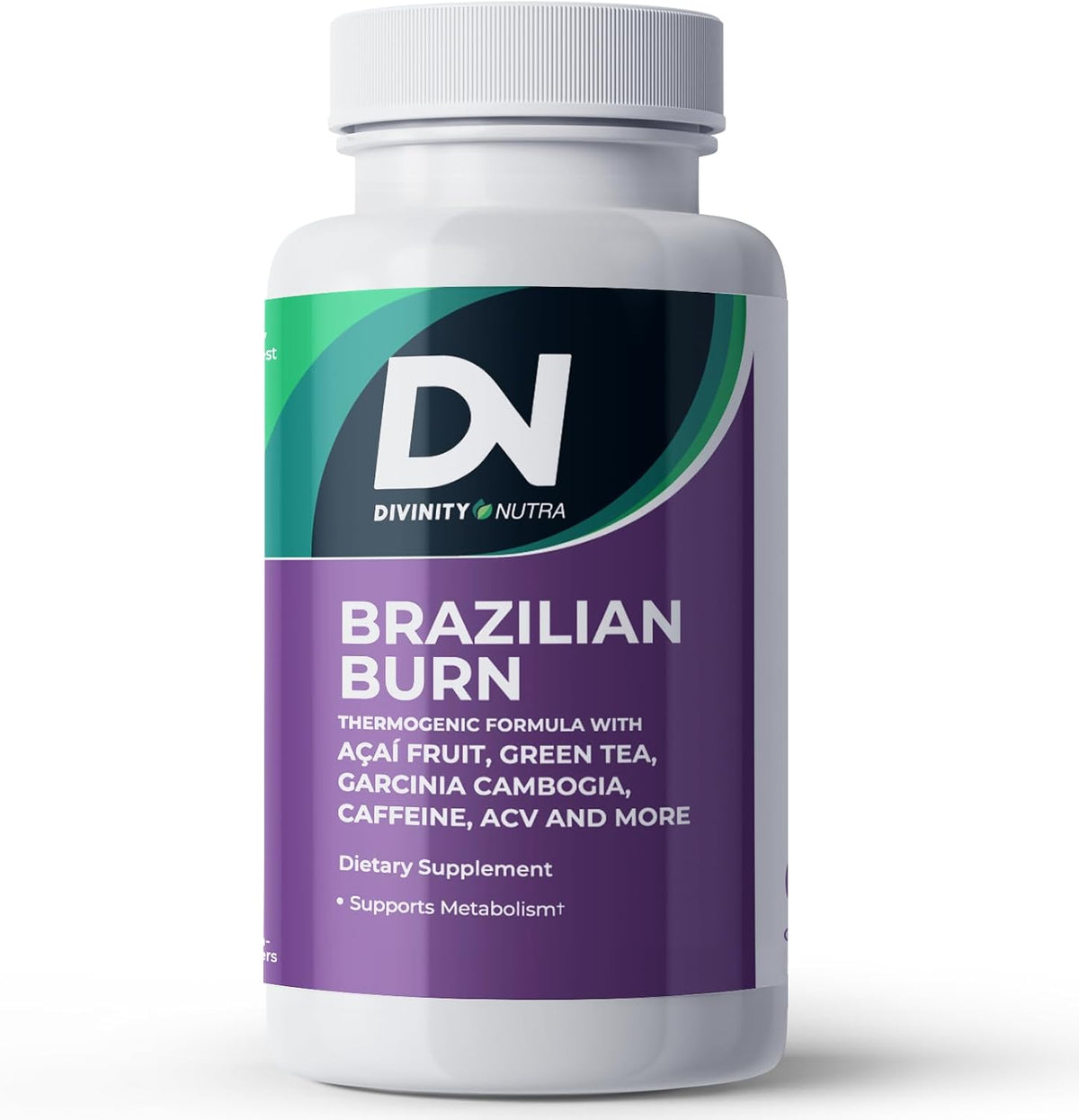 Divinity Nutra Thermogenic Brazilian Lean, Supplements for Bloating for Women & Men, 60 Capsules - görsel 1