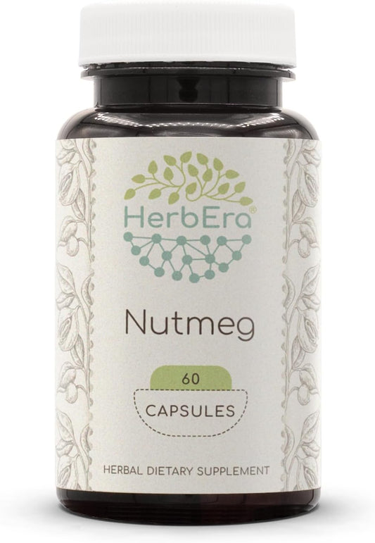 Organic Nutmeg Capsules, 500 mg, 60 Capsules