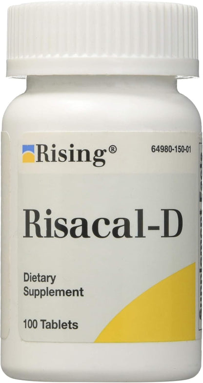 RISACAL-D Vitamin D3 Tablets - 100 Tablets