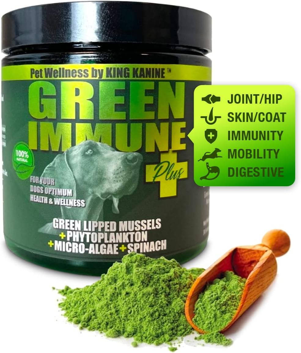 King Kanine Green Inmune Plus Multivitamin and Mineral for Dogs (170g) - görsel 1