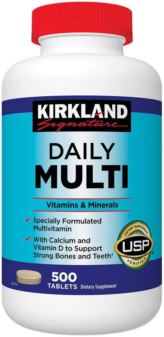 Kirkland Signature Daily Multi, 500 Tablets (2 Pack) - görsel 1