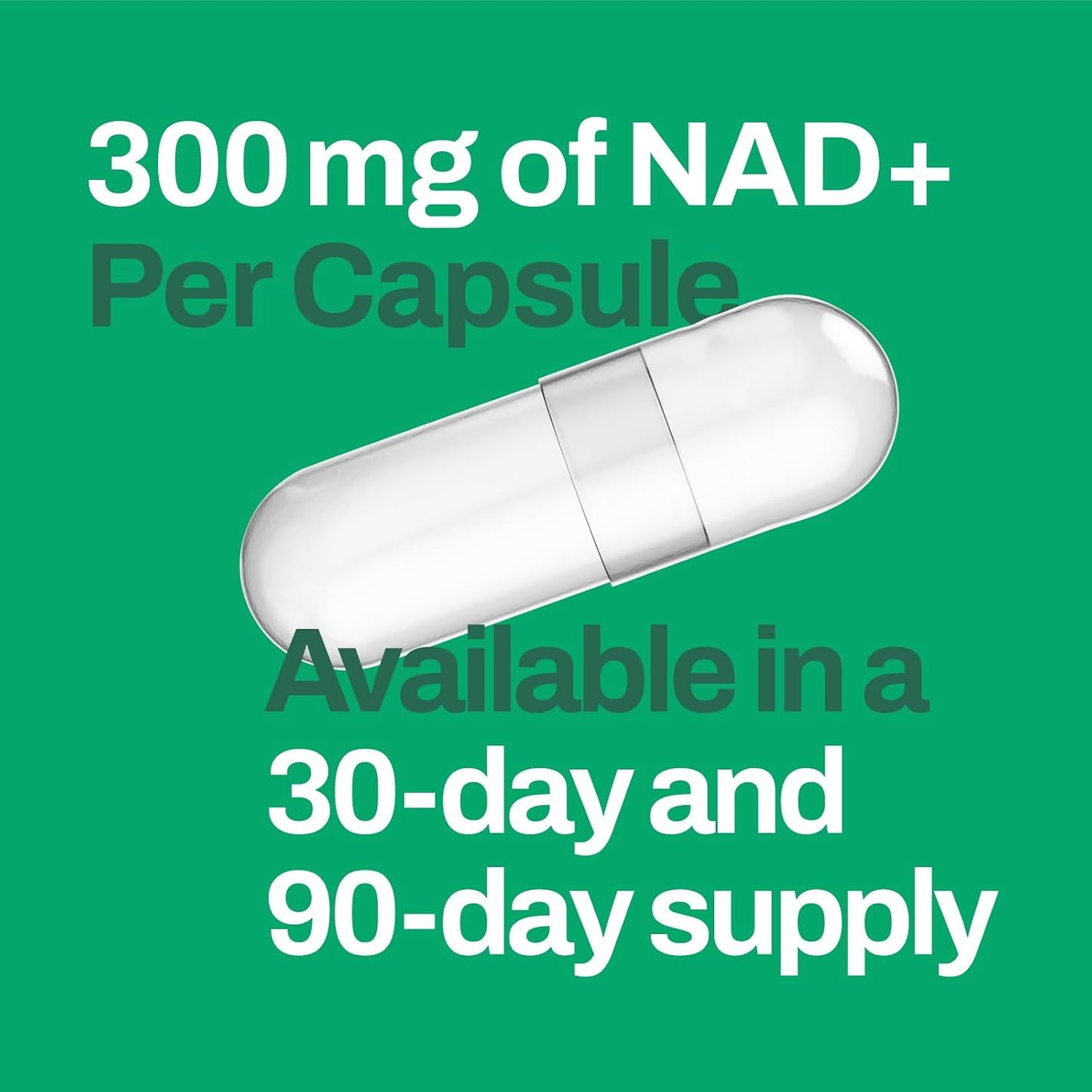 Vitasave NiaMax NAD+ Supplement – 300mg Niacinamide Riboside – High-Potency NAD+ Precursor – Vegan, Non-GMO, Gluten-free (30 Capsules) - görsel 4