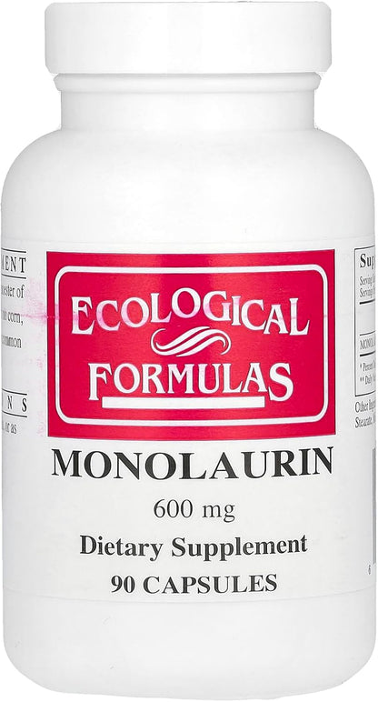 Ecological Formulae Monolaurin 600 mg, 90 Capsules
