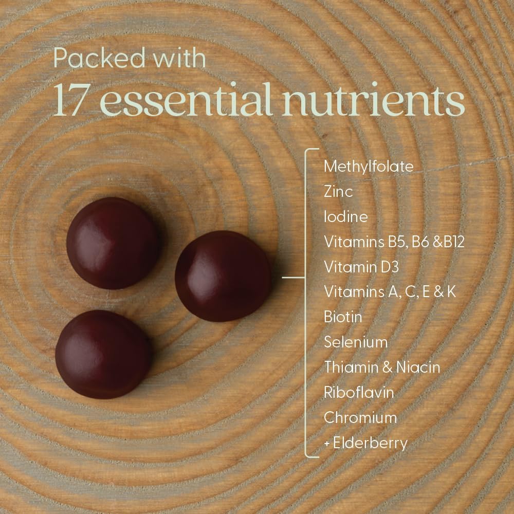 New Chapter Women's Multivitamin Gummies - 59% Less Sugar, Berry-Citrus, 75 Gummies – Image 4