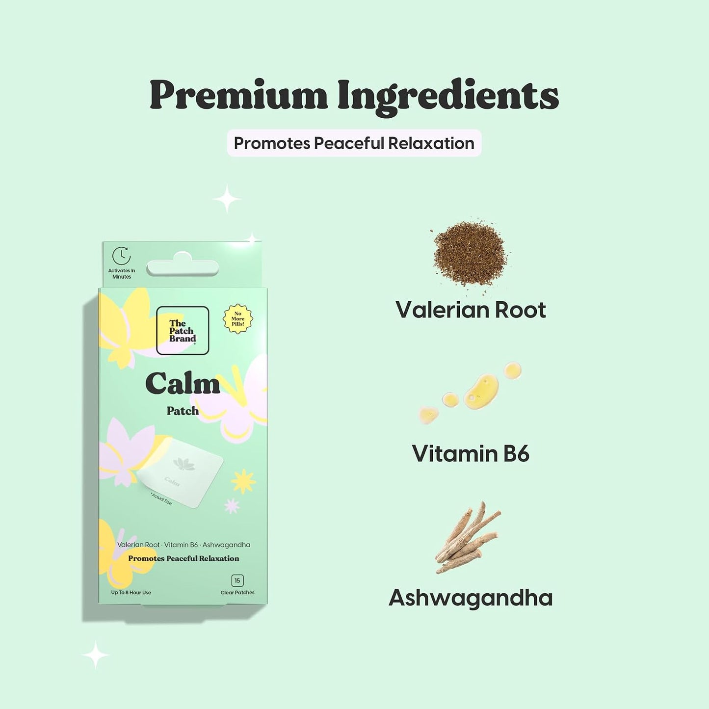 The Patch Brand Calm Patches – Transdermal Wellness Patch for Calm and Relaxation - görsel 3
