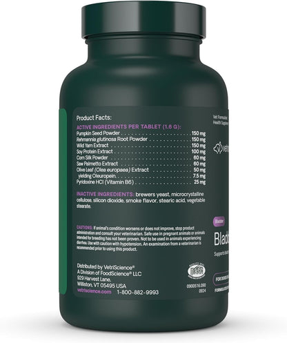VetriScience Bladder Health Chewable Tablets for Dogs - Urinary Tract Support with Saw Palmetto & Pumpkin Seed