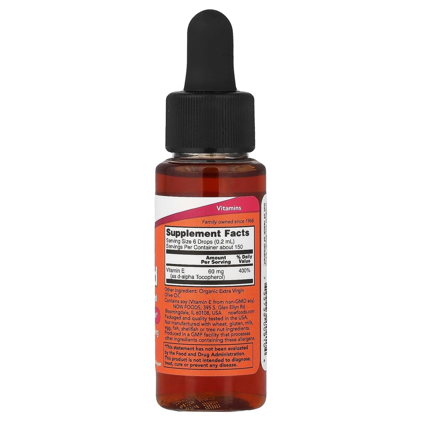 NOW Foods Vitamin E Liquid, 30 ml - görsel 2