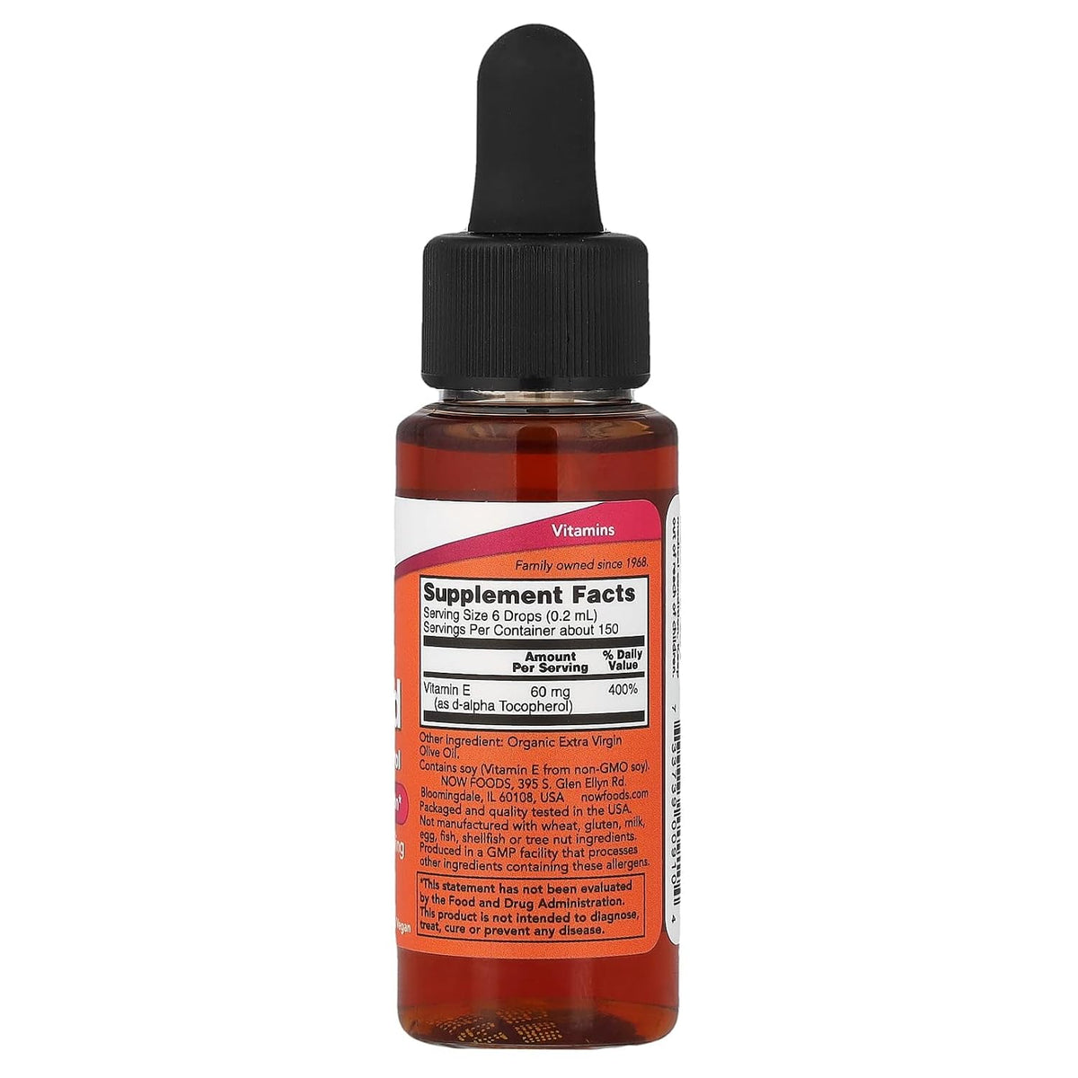 NOW Foods Vitamin E Liquid, 30 ml - görsel 2