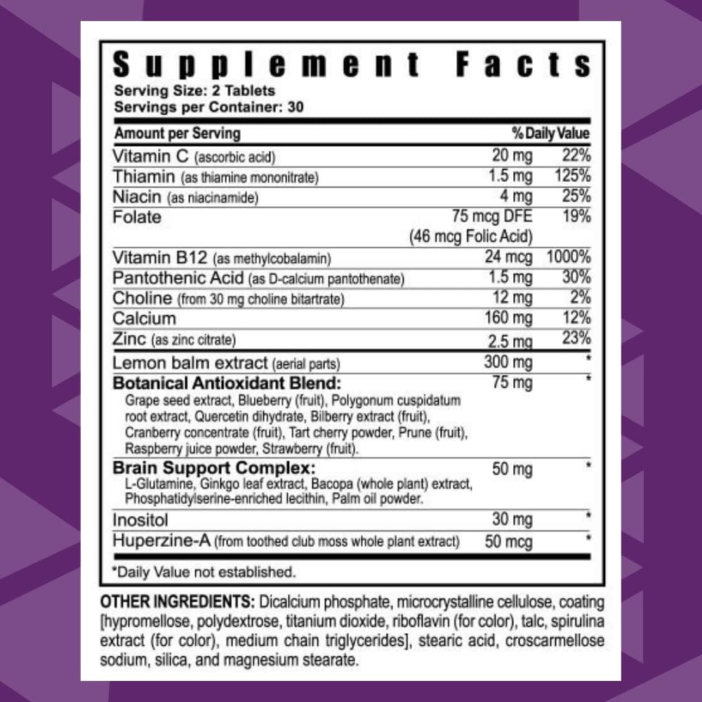 Youngevity Synaptiv Brain Support Supplement - 120 Tablets - görsel 2