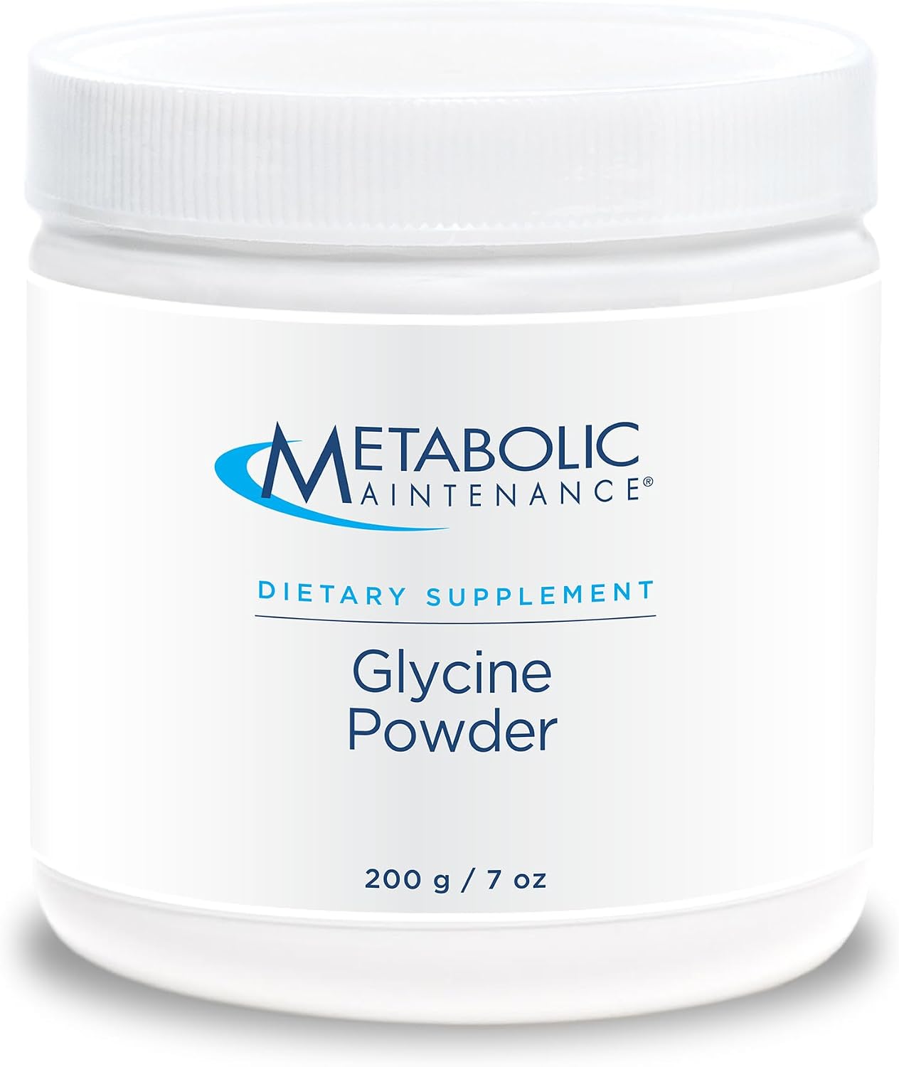 Metabolic Maintenance Glycine Powder - 1000 mg - Calm and Detox Support - Hypoallergenic - Unflavoured - 200 Servings - görsel 1