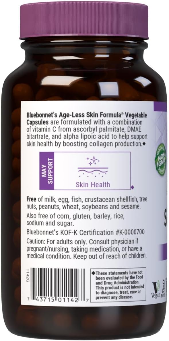 BlueBonnet Age-Less Skin Formula Capsules, 120 Capsules - görsel 3