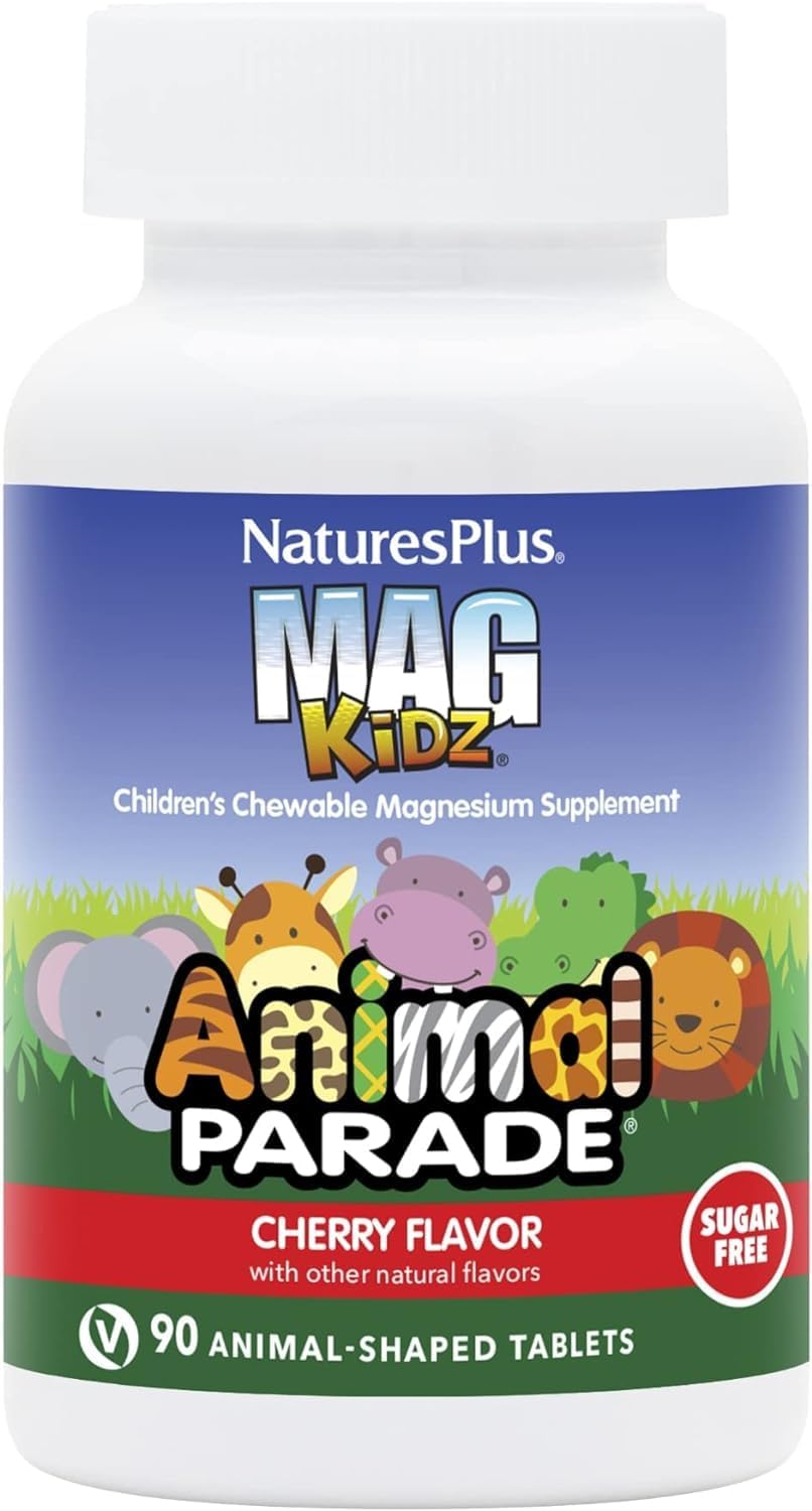 Nature's Plus Animal Parade Kids Magnesium, 90 Chewable Tablets - görsel 4