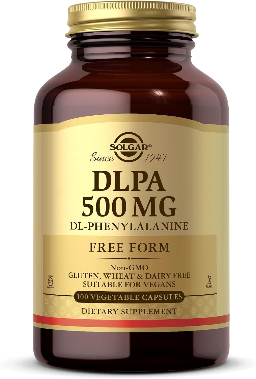 Solgar DLPA 500mg, 100 Vegetable Capsules - görsel 1