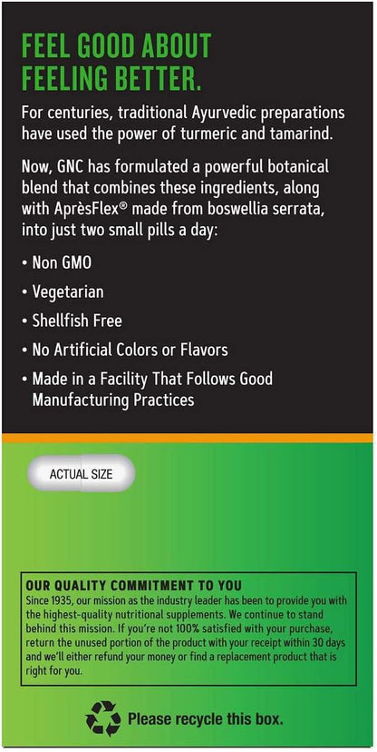 GNC TamaFlex Fast Acting, Joint Support, 60 Vegetarian Capsules