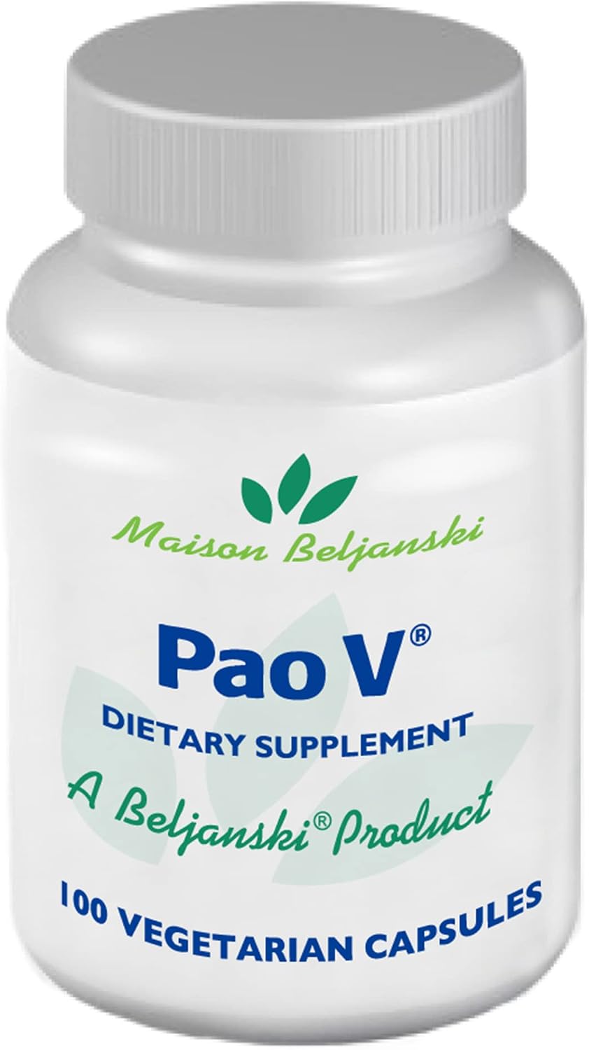 Beljanski Products - Pao V Food Supplement - Pao Pereira Extract - 100 Capsules - görsel 1