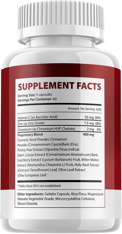 (5 Pack) Nervogen Pro Capsules, Nervogen Pro for Neuropathy Capsules, Nervogen Pro Advanced Formula Dietary Supplement, Vitamin C Zinc Enhanced - Nervogen Pro Reviews (300 Capsules)