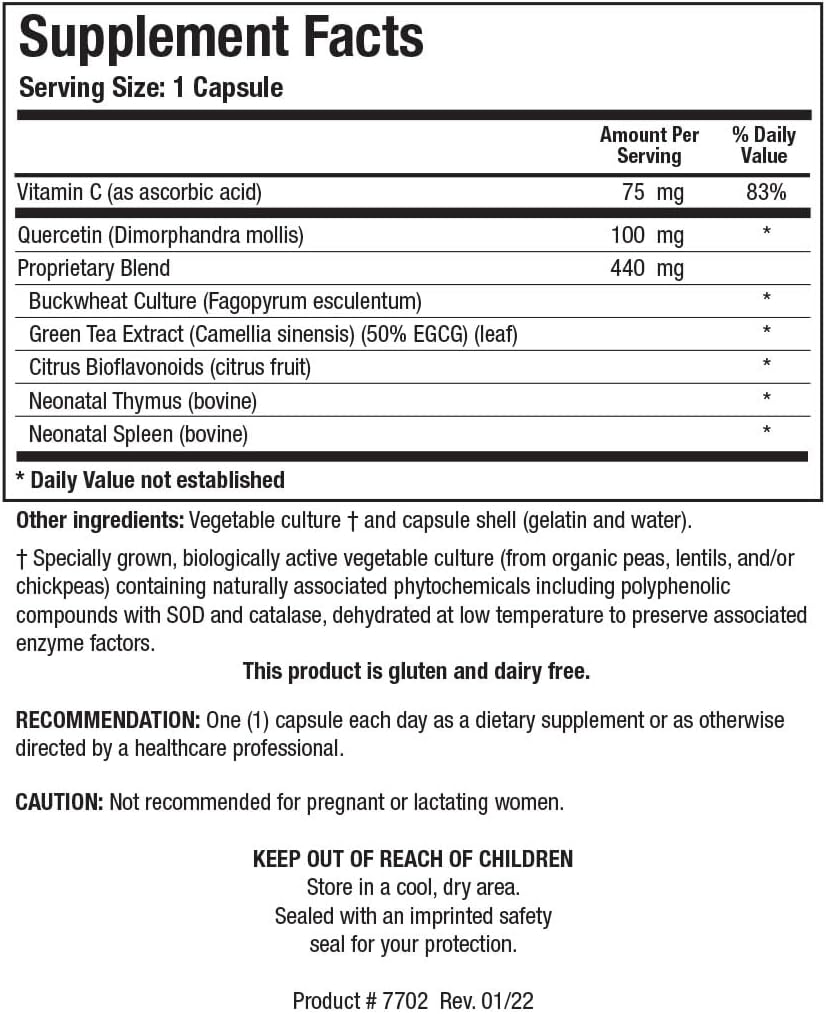 BIOTICS RESEARCH Bio FCTS Broad Spectrum Bioflavonoids with Vitamin C and Quercetin - 90 Capsules - görsel 2