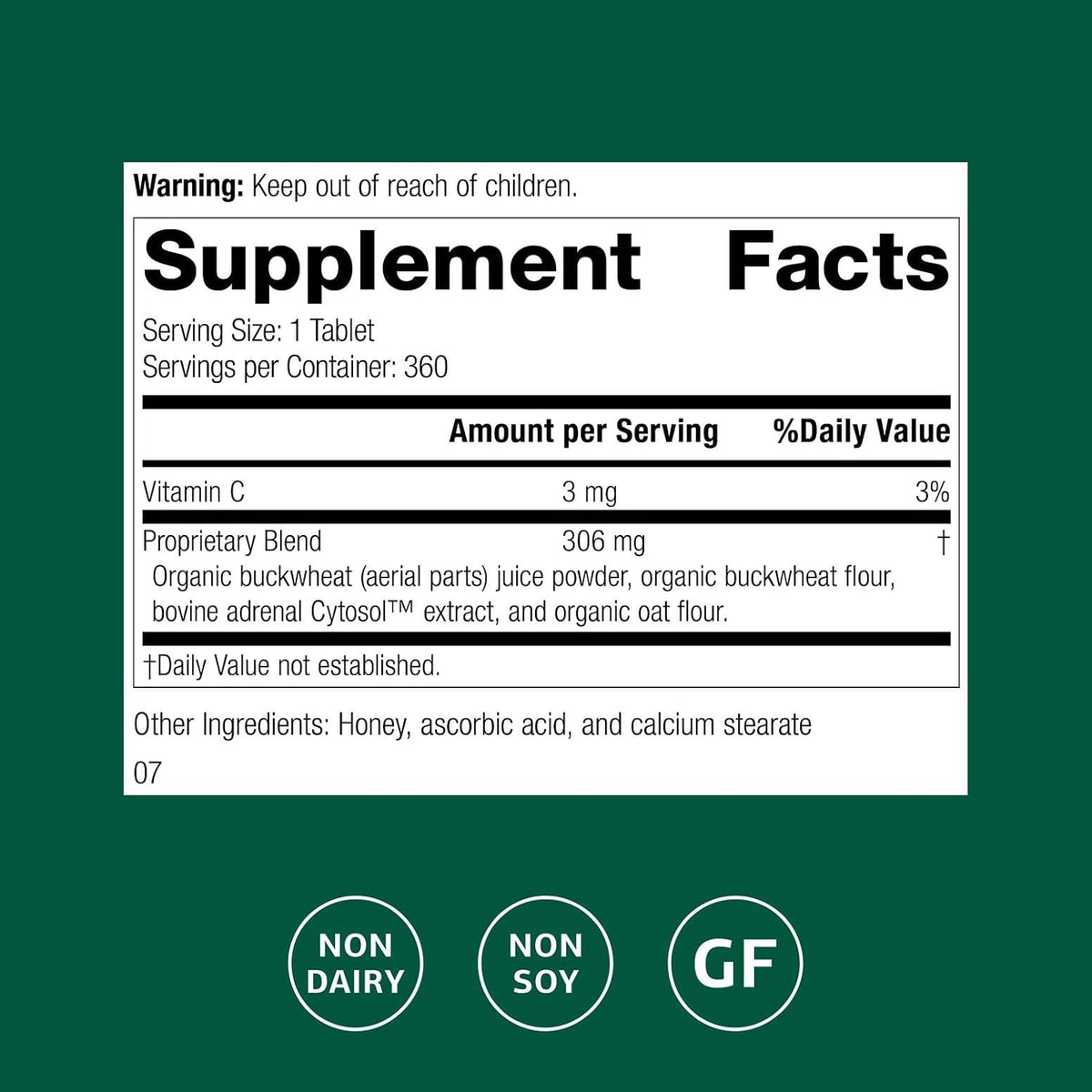 Standard Process Cyruta Plus - Capillary and Circulation Support - 360 Tablets - görsel 2