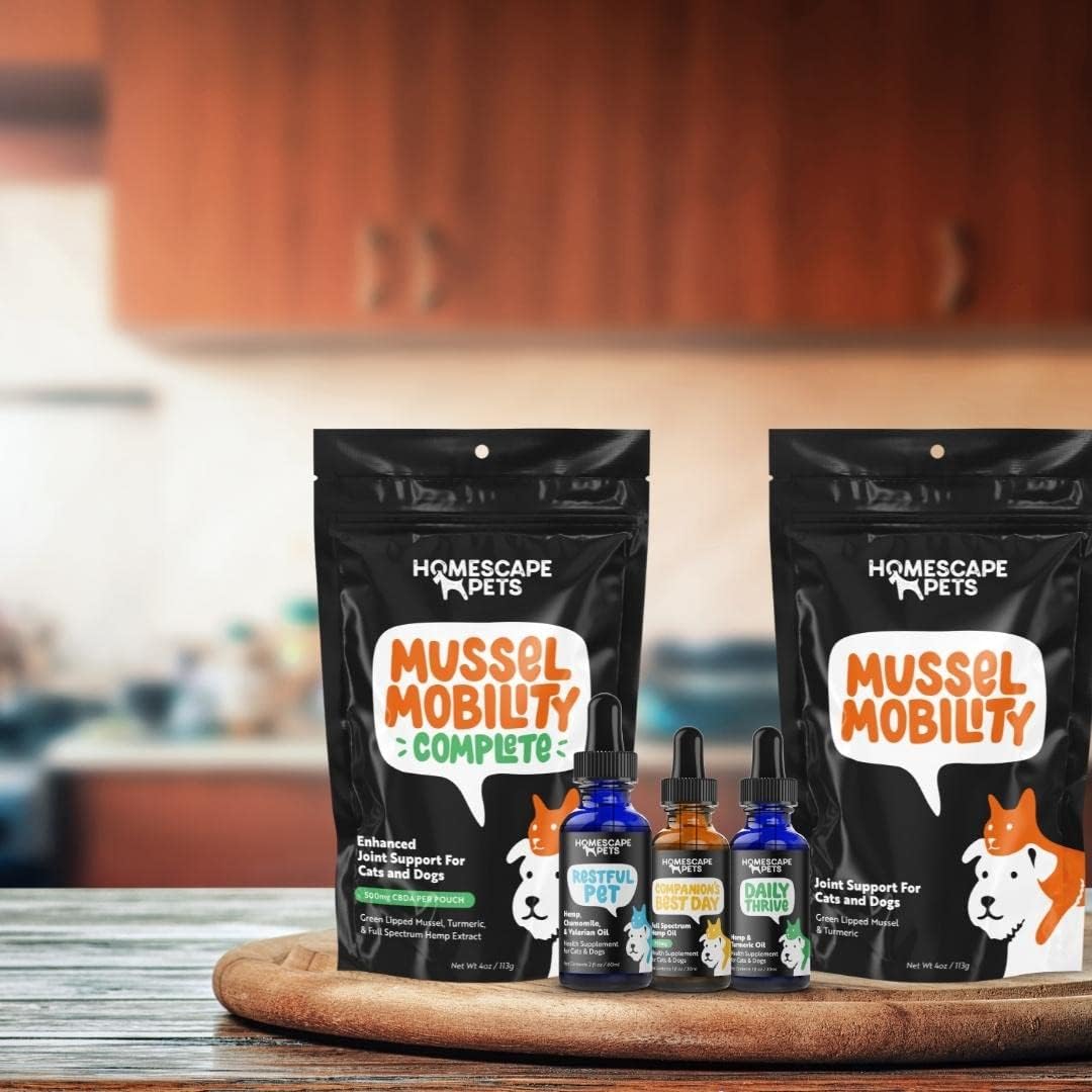Homescape Pets Daily Thrive Hemp Oil & Turmeric for Cats and Dogs - görsel 8