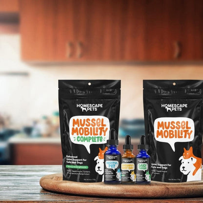 Homescape Pets Daily Thrive Hemp Oil & Turmeric for Cats and Dogs