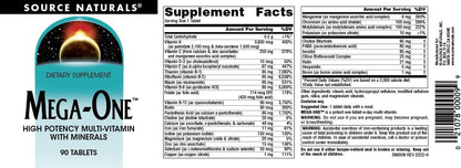 Source Naturals Mega-One Multi-Vitamin with Minerals