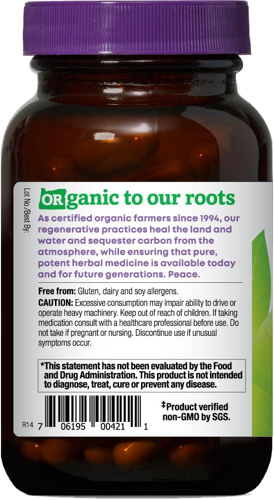 Oregon's Wild Harvest Organic Skullcap Vegan Capsules, 90 Count - görsel 3