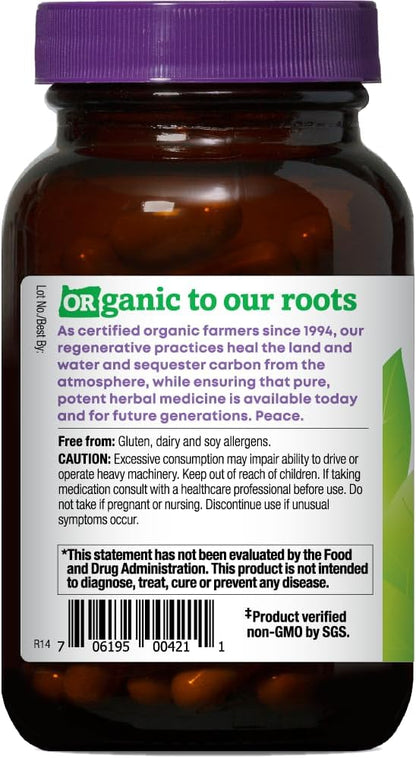 Oregon's Wild Harvest Organic Skullcap Vegan Capsules, 90 Count