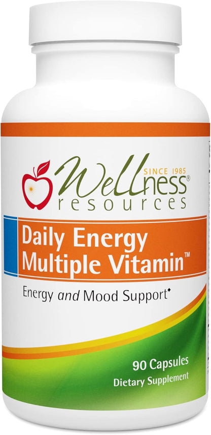 Wellness Resources Daily Energy Multiple Vitamin - Methylated MTHFR Multivitamin (90 Capsules)