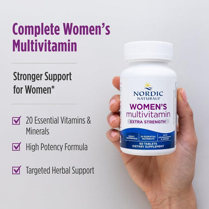 Nordic Naturals Women's Multivitamin Extra Strength - 60 Tablets
