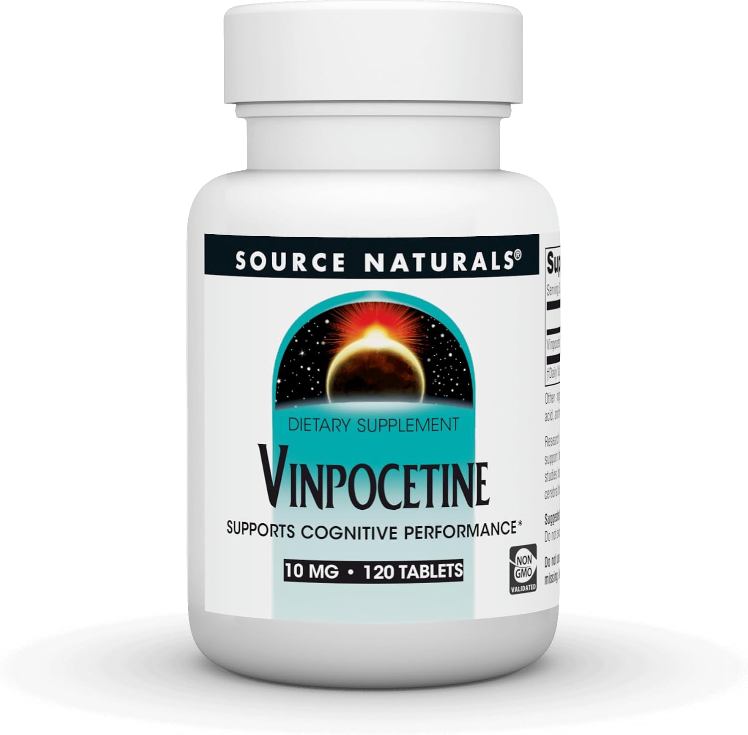 Source Naturals Vinpocetine Tablets, 10 mg, 120 Tablets - görsel 1