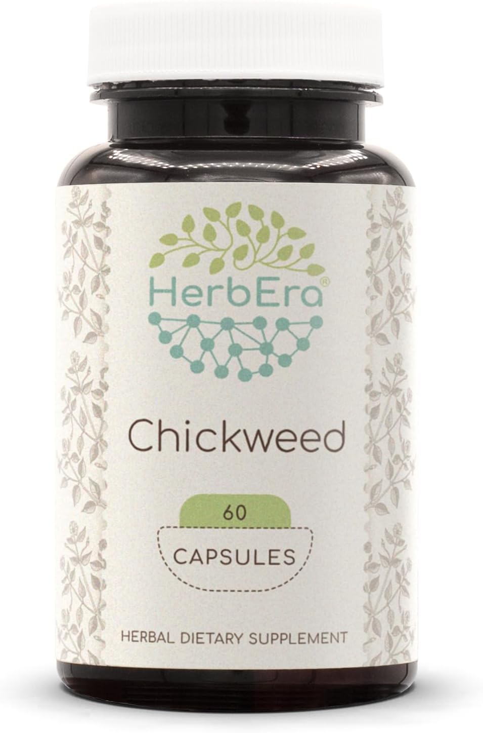HerbEra Chickweed 800 mg, 60 Capsules - görsel 1