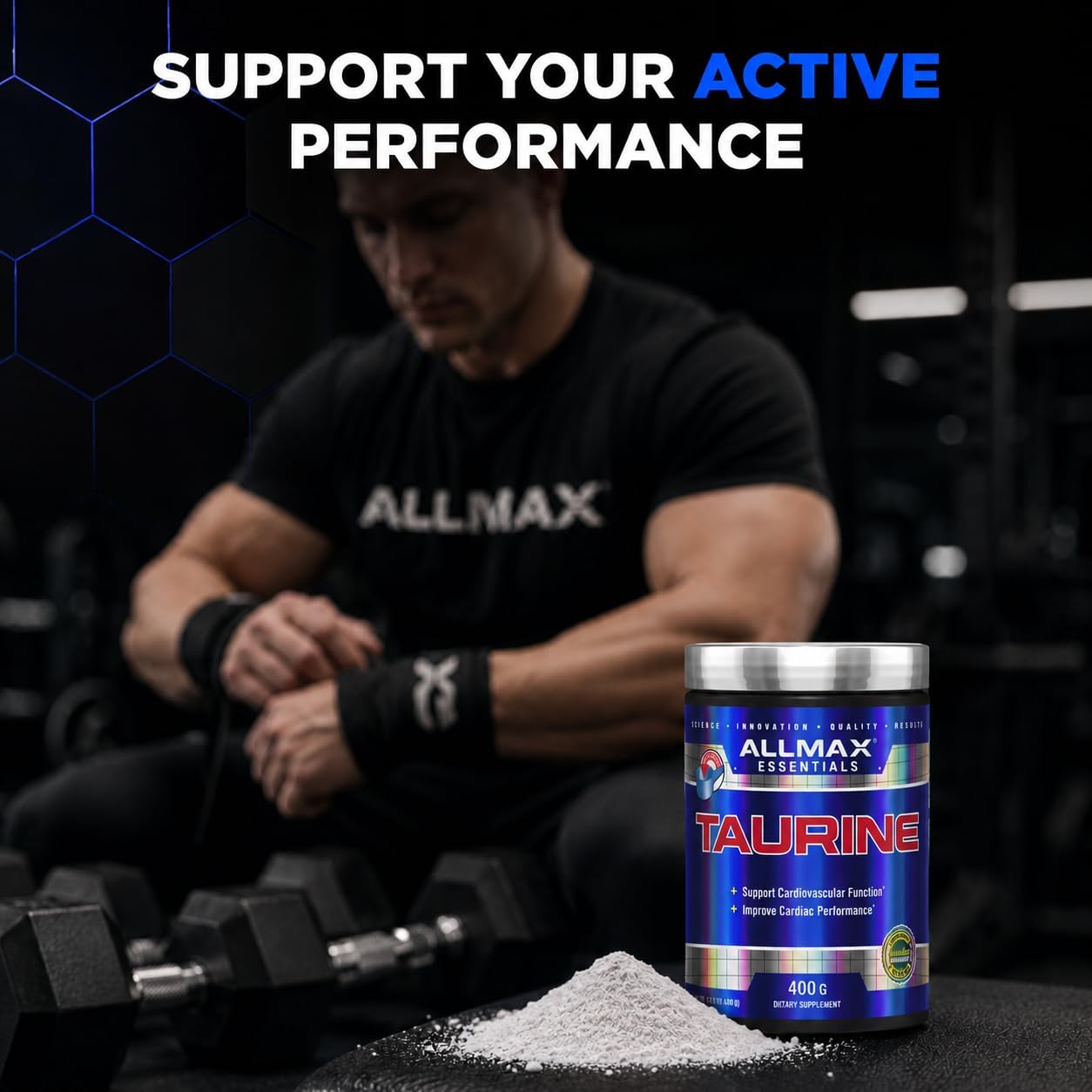 ALLMAX Essentials Taurine Powder - 400 g (133 Servings) - görsel 6