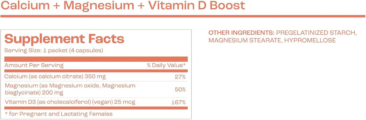 bird&be Calcium + Magnesium + Vitamin D3 Supplement | Bone Strength & Muscle Relaxation | Pregnancy & Breastfeeding Safe | Bioavailable Mineral Boost | Vegan - görsel 2