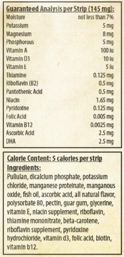 PetStrips Multi Vitamin for Puppies - 30 Fast-Acting Strips