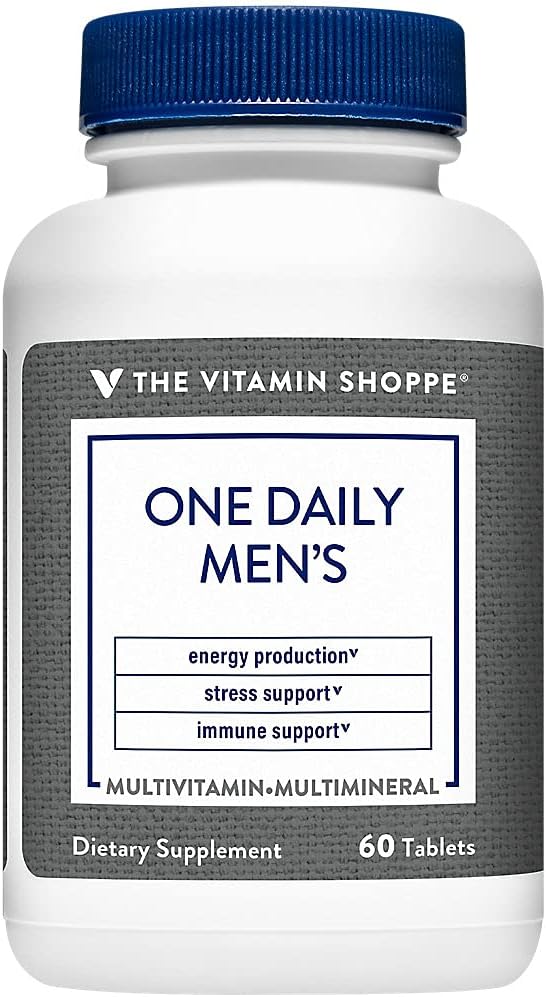 The Vitamin Shoppe One Daily Men's Multivitamin Multimineral, 60 Tablets - görsel 5