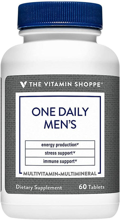 The Vitamin Shoppe One Daily Men's Multivitamin Multimineral, 60 Tablets