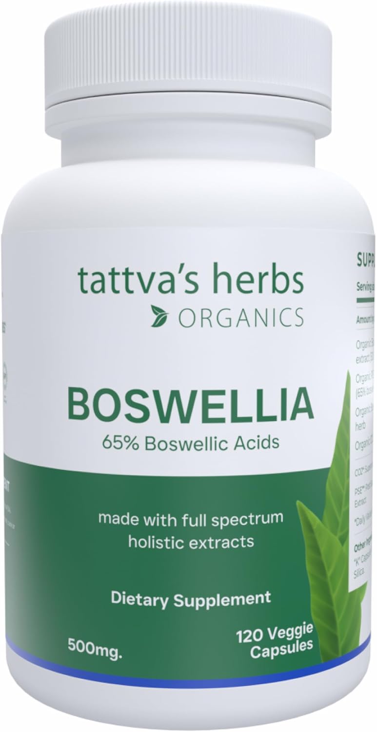 Tattva's Herbs CO2 Boswellia Serrata - 500 mg, 240 Veggie Capsules (2-Pack) - görsel 8