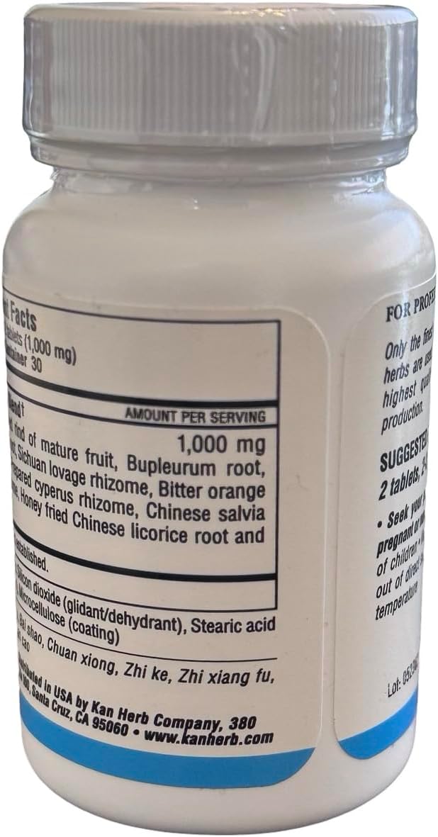 Kan Herbs - Bupleurum Soothing Liver Formula 60 Tablets - görsel 3