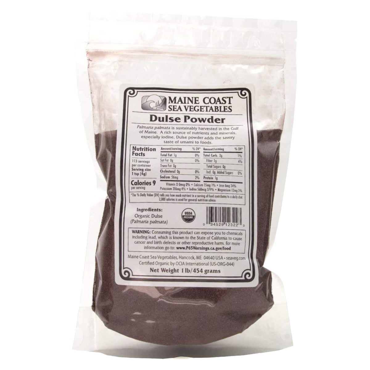 Organic Bladderwrack Powder – Wild Atlantic Seaweed – 454g - görsel 6