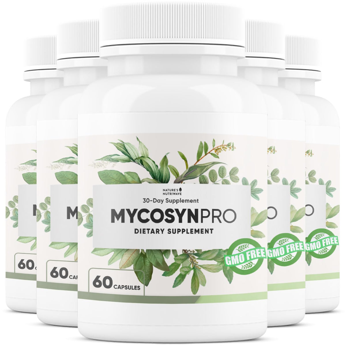 Mycosyn Pro - Natural Supplement with Vitamin C, Folate & Biotin | Non-GMO, Stimulant-Free | Made in the USA, GMP-Certified | 60 Capsules - görsel 5