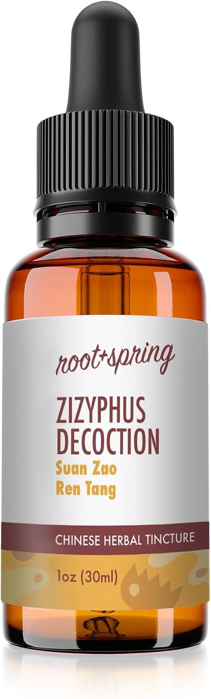 Zizyphus Decoction – Suan Zao Tang – Herbal Tincture (Liquid Extract) with Dropper – Traditional Chinese Herb Blend, 30 ml