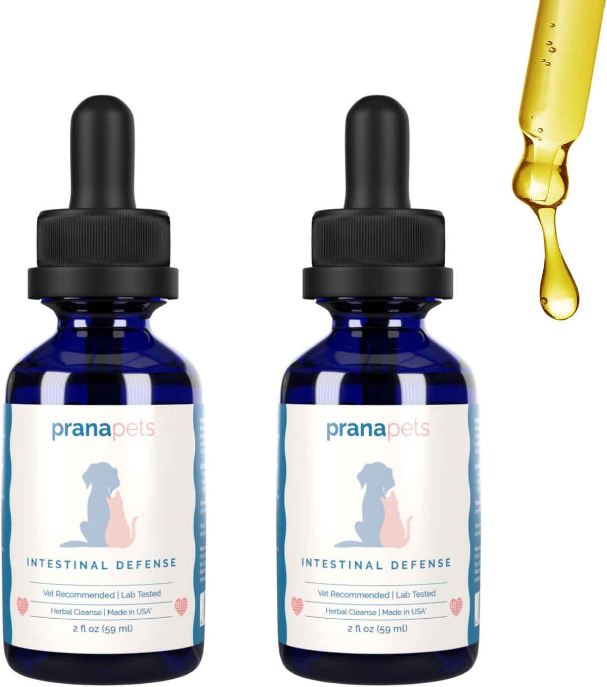 Intestinal Defence Supplement for Dogs & Cats | Herbal Formula for Digestive Health | 2-Pack - görsel 1